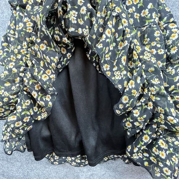 Purple Snow Dress Womens Small Daisy Cottagecore Romantic Soft Girl Coquette - Picture 4 of 8